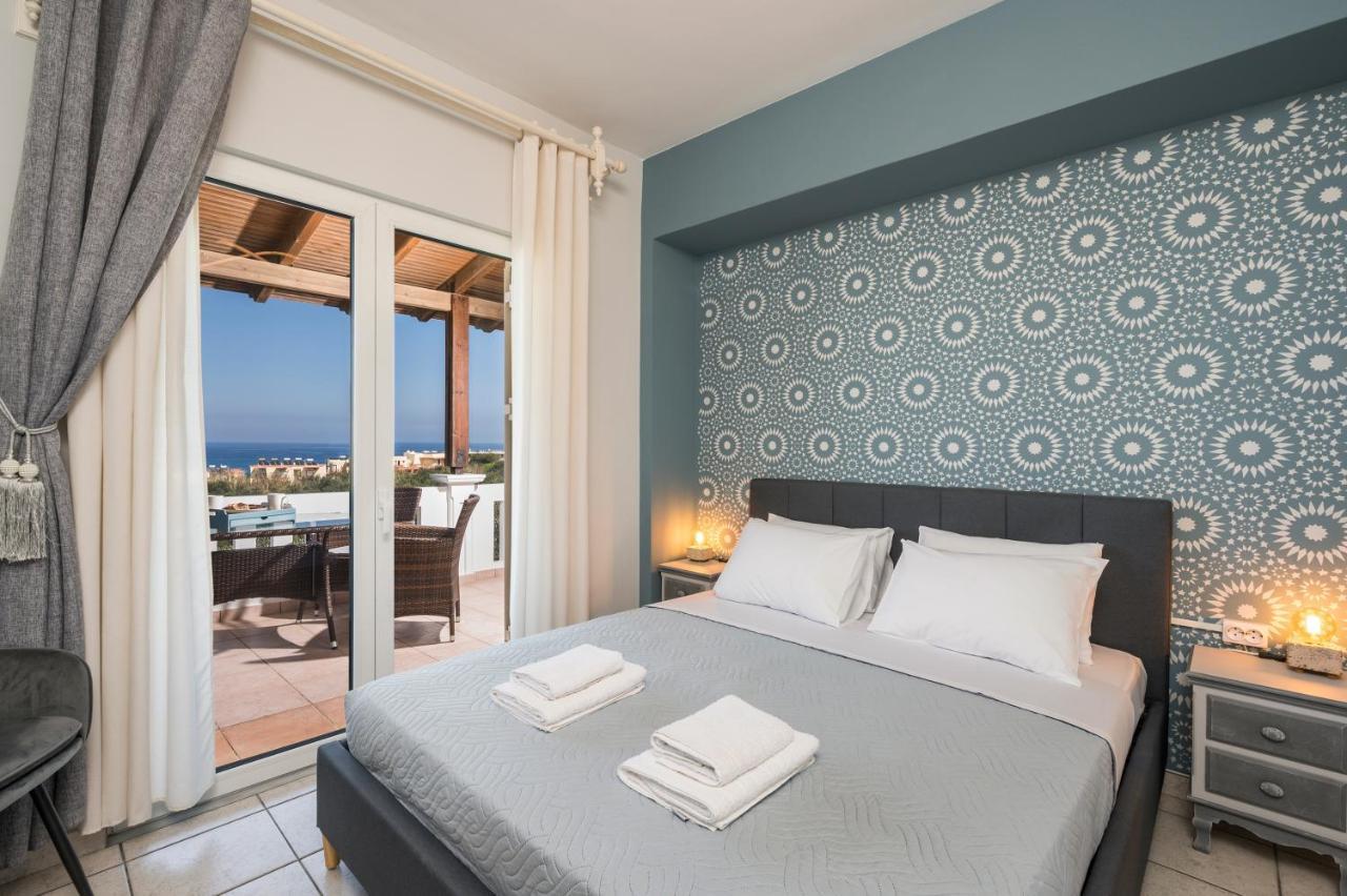 Casa De Philippe With Unique Seaview 2' From Beach Agia  Bagian luar foto