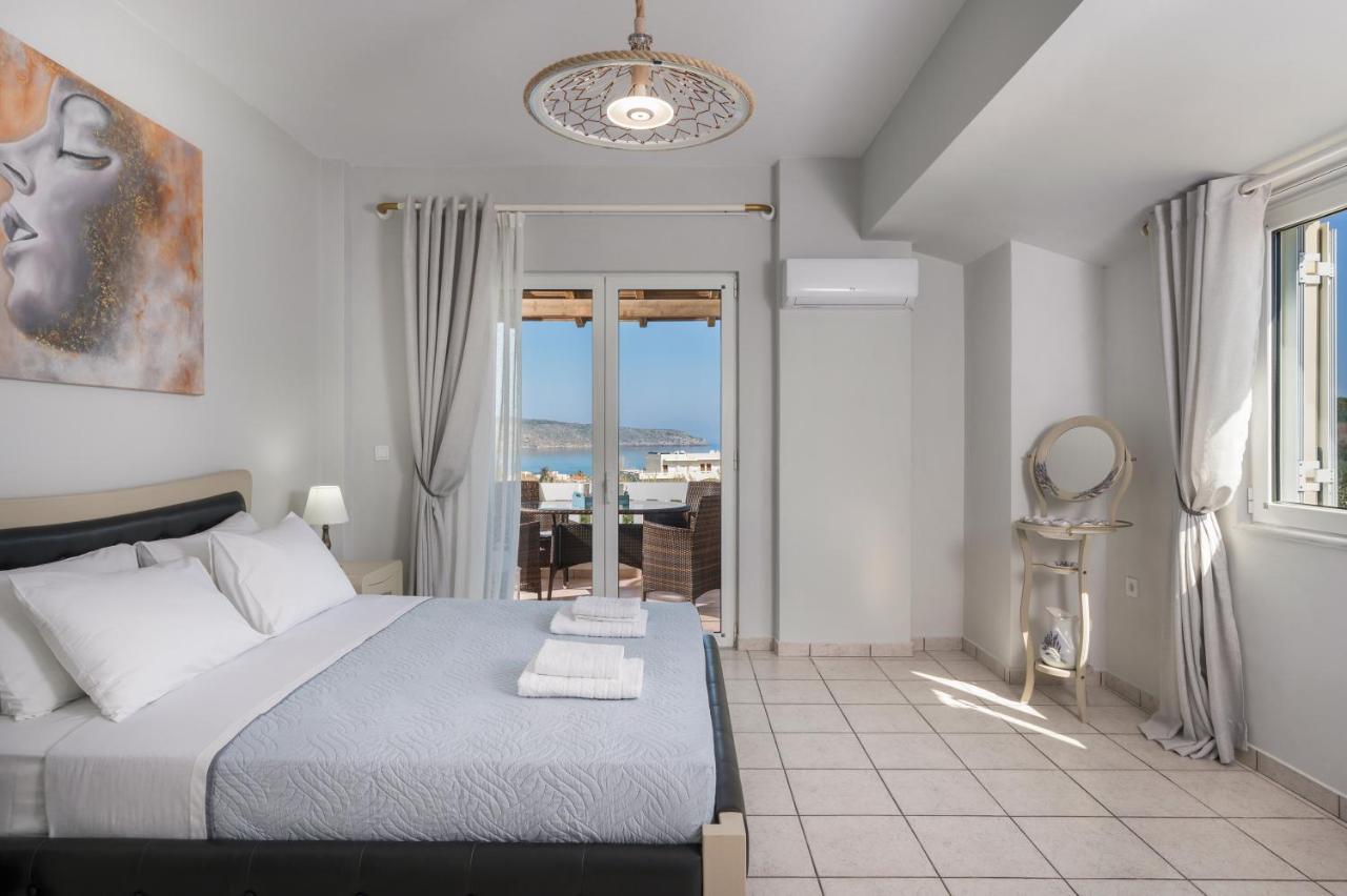 Casa De Philippe With Unique Seaview 2' From Beach Agia  Bagian luar foto